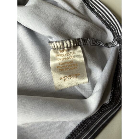 Tehama S Athletic Dress Shelf Bra Straps Tank Stripe Stretch Golf Beach Outdoor - Picture 5 of 9